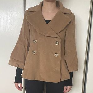 ELLE Brown Angora/Wool Jacket